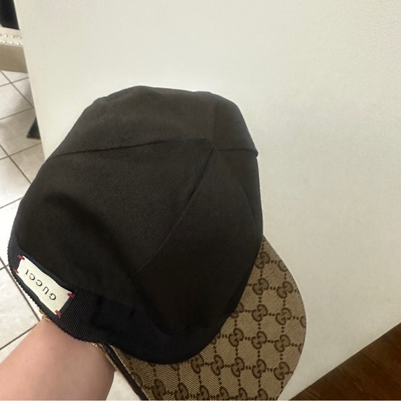 Gucci Beige and Brown Monogram Baseball Cap - Picture 9 of 9
